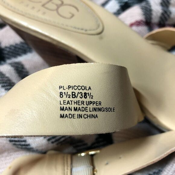 Bcbg Leather Strappy Sandals 8.5 great shape! - Picture 6 of 8